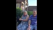 Guy throwing eggs to his unsuspecting mother for a year