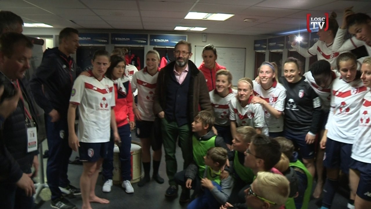 Marc Ingla en supporter des filles du LOSC