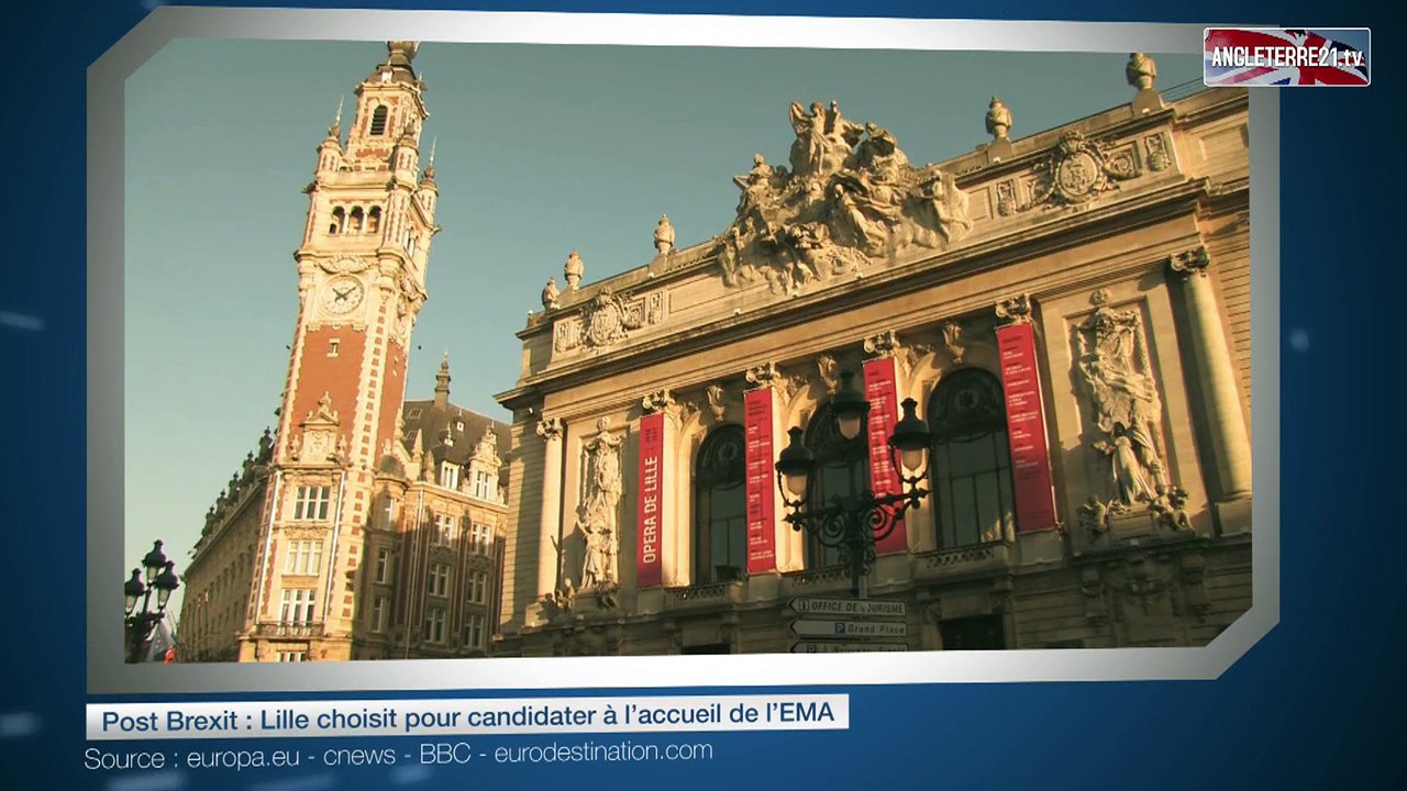 Post Brexit : Lille choisit pour candidater à l’accueil de l’EMA