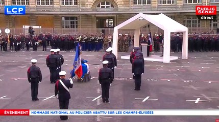 Hommage national au policier tué sur les Champs-Elysées - Evénement (25/04/2017)