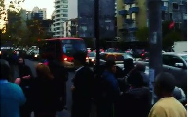 Residents Evacuate as Earthquake Strikes in Chile