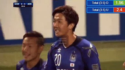 Shun Nagasawa Goal HD -  Gamba Osaka 1-0 Adelaide United 25.04.2017