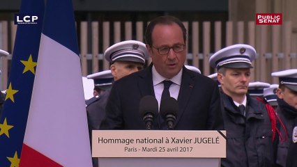Hommage au policier tué : Hollande s'adresse aux candidats
