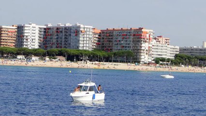 Costa Brava, wybrzeże 14 lipca 2015 r. CZ 1.