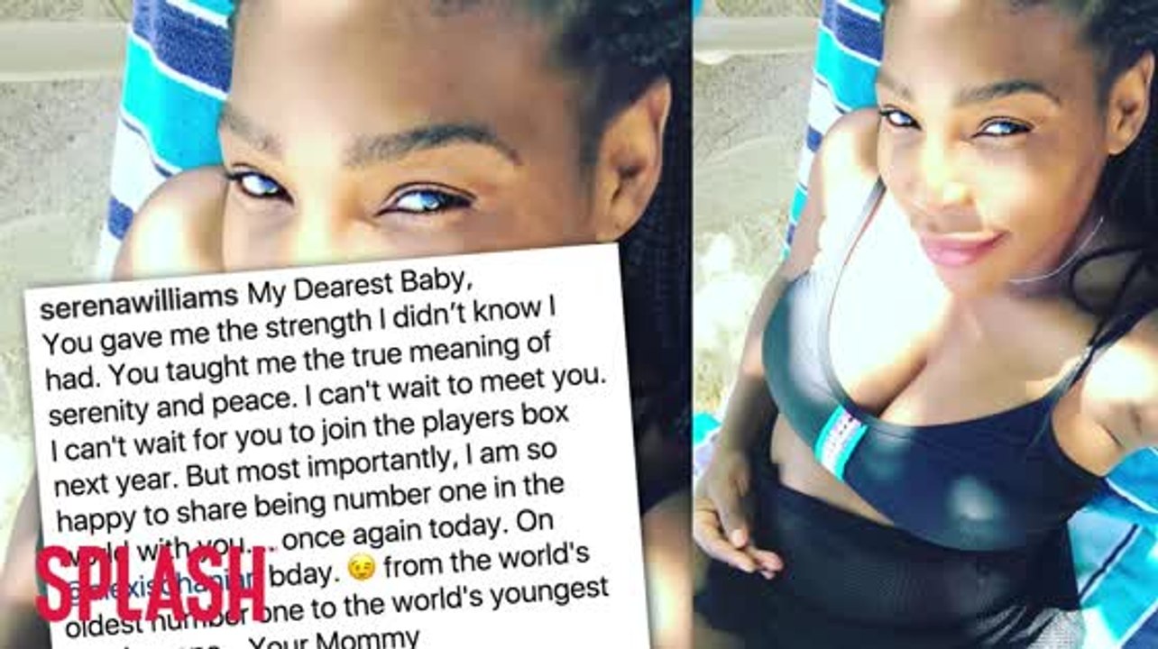Serena Williams postet eine süße Nachricht an ihr Baby