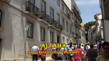 Alfama i  Baixa dzielnice Lizbony, 5-07-2016 r.