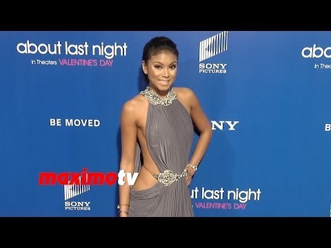 Eniko Parrish (Kevin Hart's Girlfriend) About Last Night Los Angeles Premiere Red Carpet
