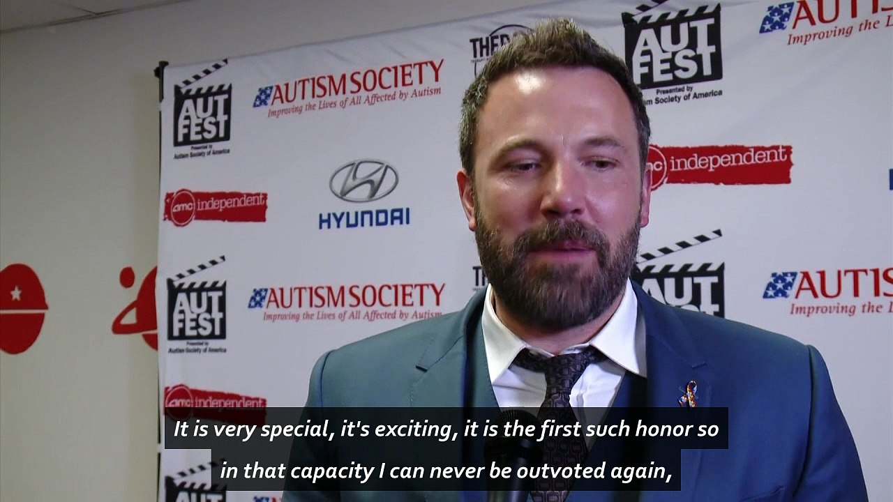 Ben Affleck honoured with award