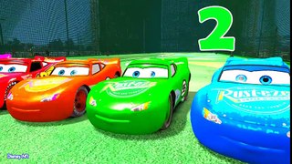 Learn Numbers & Colors - Lightning Mcqueen Color Cars for Kids and Spiderman Cartoon Fun Videos