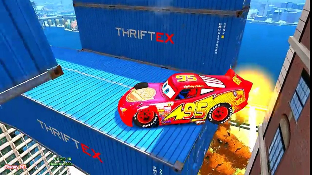 Spiderman vs The Incredible Hulk - Color Cars for Kids - Spiderman Saves Lightning Mcqueen Cars