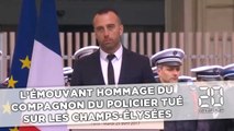 L'émouvant discours du compagnon de Xavier Jugelé, policier tué sur les Champs-Elysées