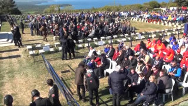 Çanakkale Avustralya Anıtı'nda Tören Düzenlendi