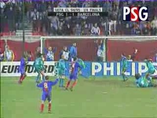 PSG-Barcelone 94-95 Rai
