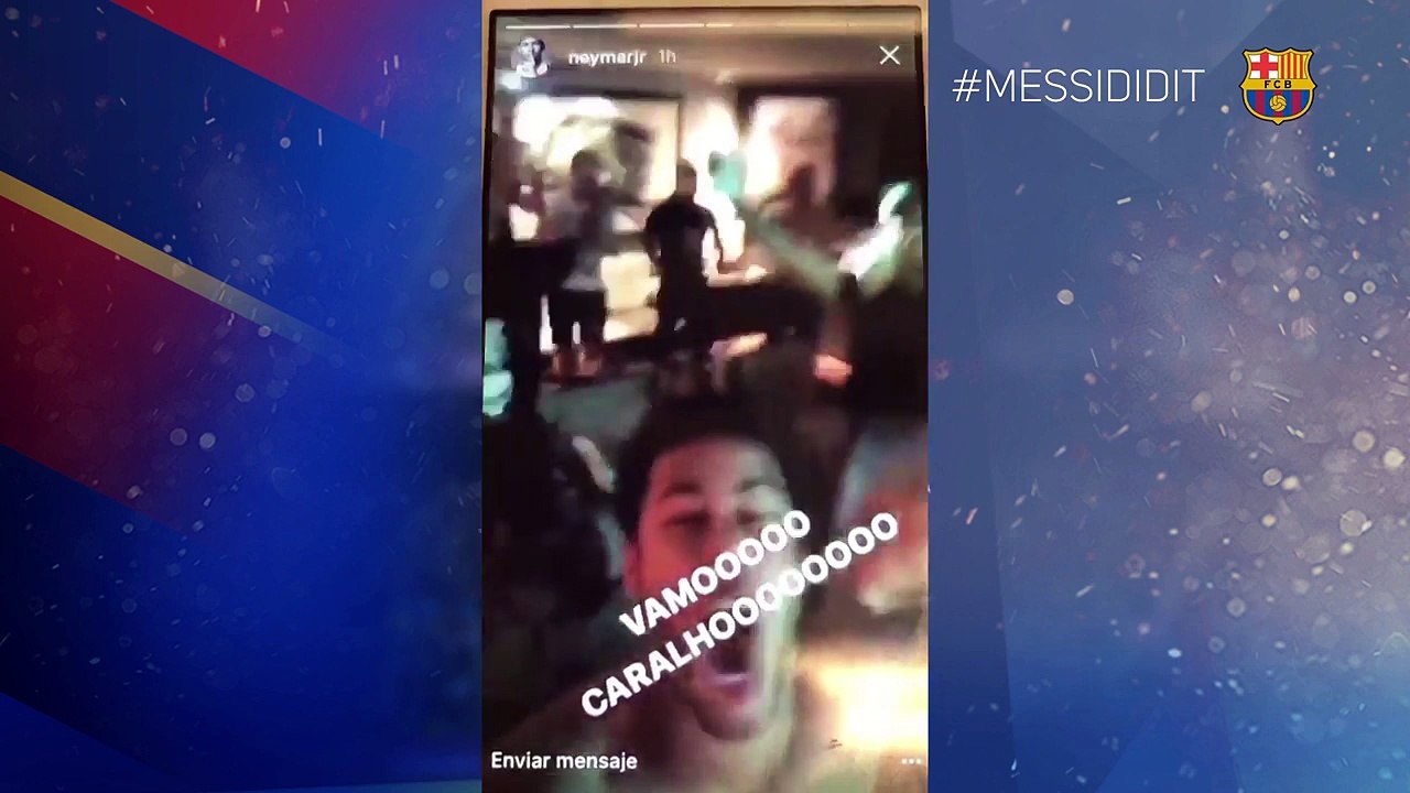 Real-Barça : Les folles celebrations après le but de  Messi dans El Clásico