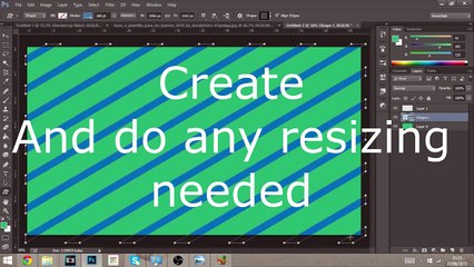 How To: 2D Logo And Background in Adobe Photoshop CC