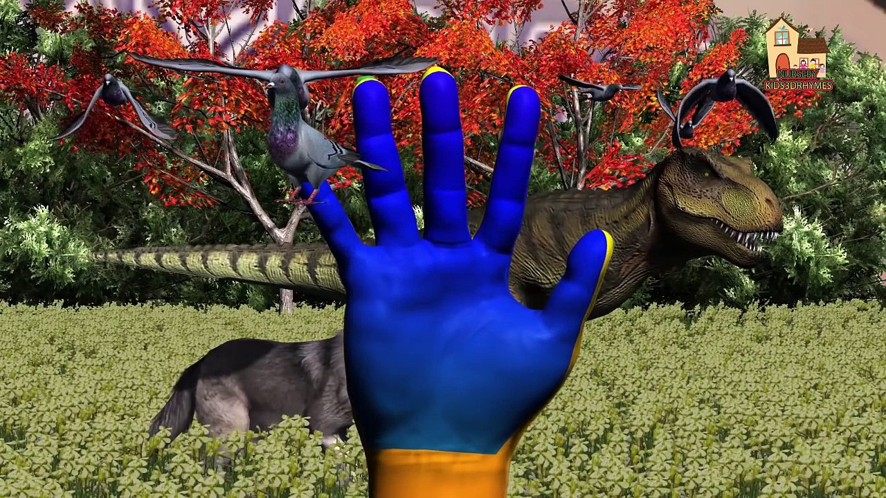 Finger Family Rhymes Collection | Dinosaurs Spider man Cartoon | 3d Animals