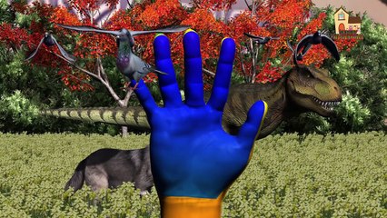 Finger Family Rhymes Collection | Dinosaurs Spider man Cartoon | 3d Animals