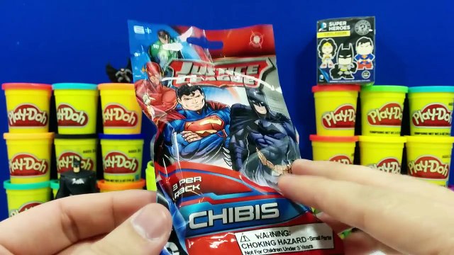 GIANT BATMAN Surprise Egg Play Doh - DC Comic Toys Pop Minecraft Mashems TMNT Shrek