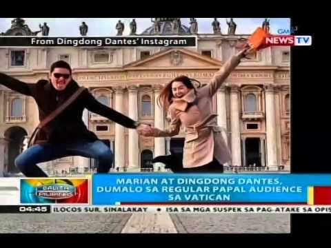 Marian at Dingdong Dantes, dumalo sa regular Papal audience sa Vatican