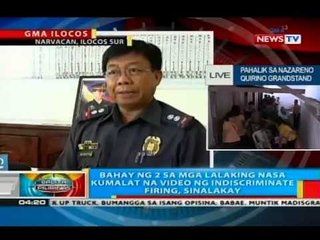 Bahay ng 2 sa mga lalaking nasa kumalat na video ng indiscriminate firing sa Ilocos Sur, sinalakay
