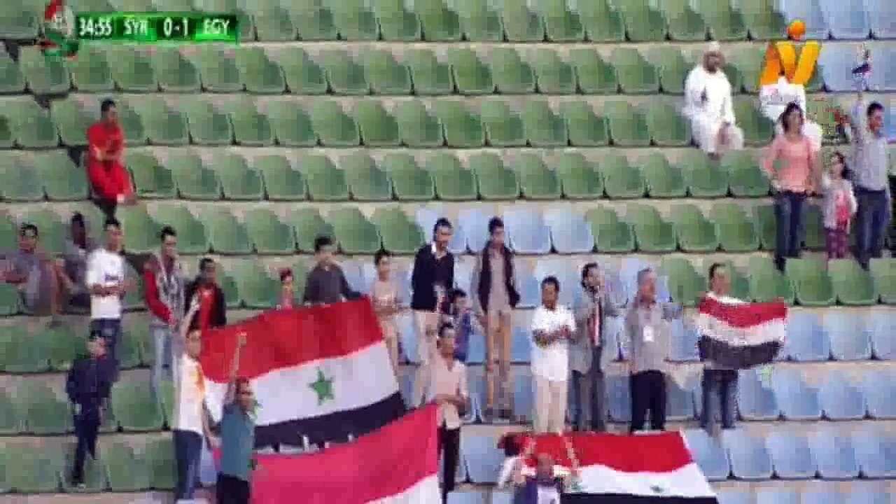 اهداف مباراه سوريا 2 - 2 مصر 28-1-2017