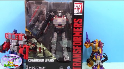 TRANSFORMERS EP #4 Combiner Wars MEGATRON Leader Class - Surprise Egg and Toy Collector SETC
