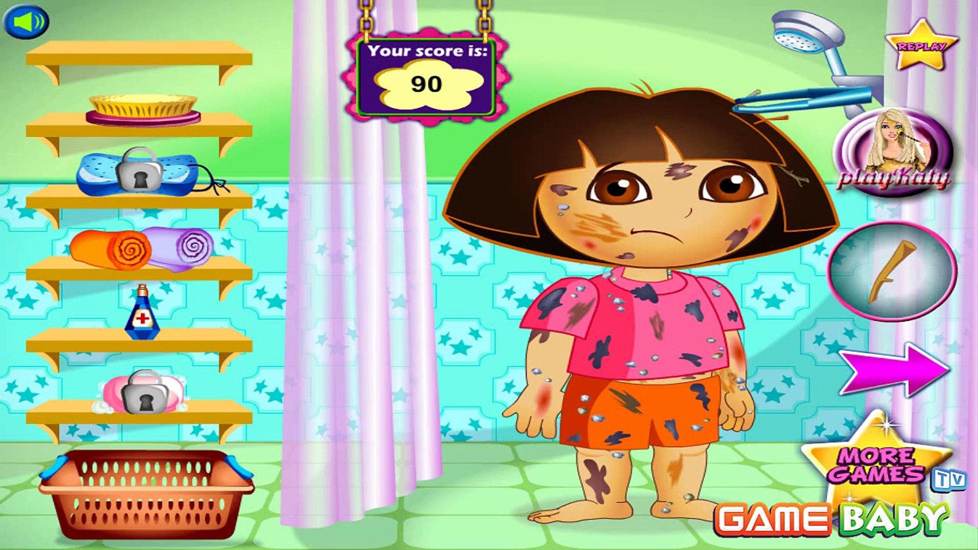 Game Baby Tv Episodes 32 Dora The Explorer Messy Dora Games Video Dailymotion