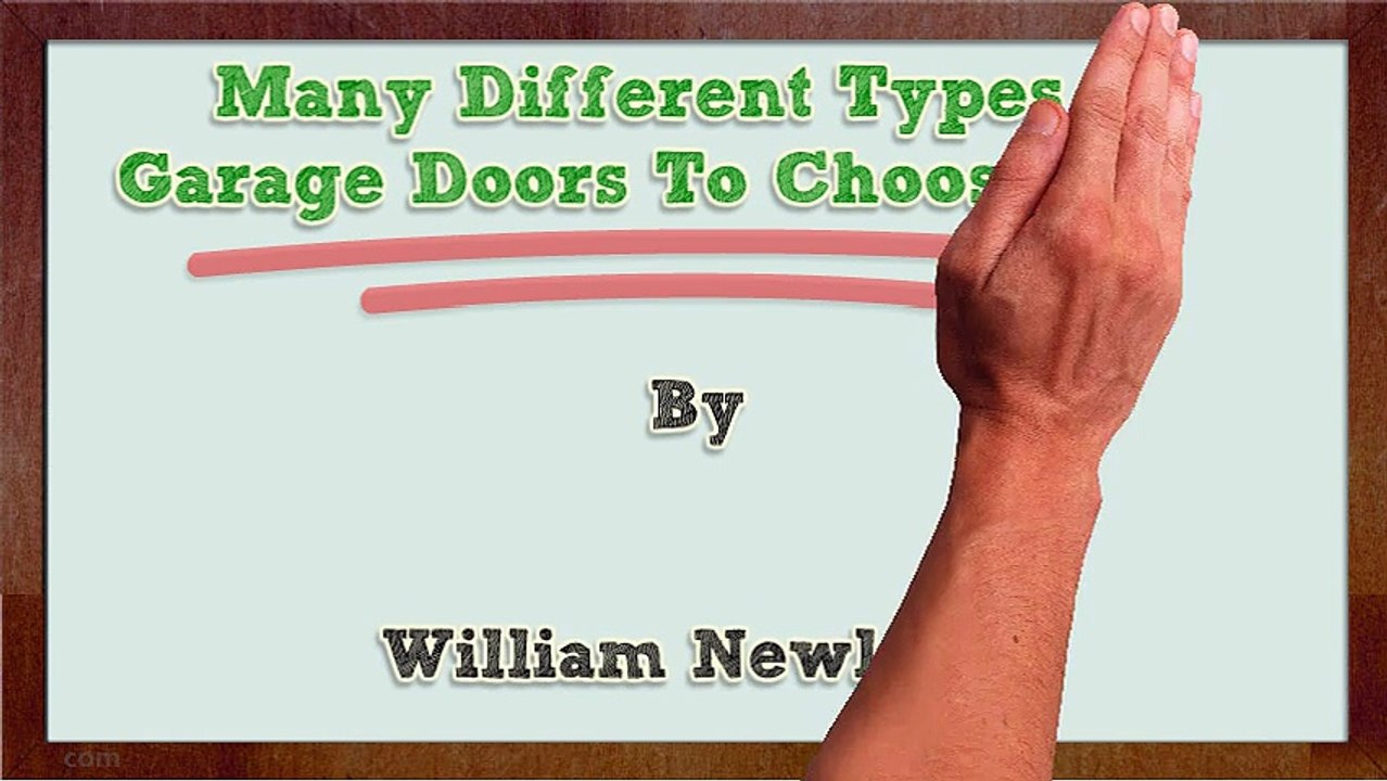 Many Different Types Of Garage Doors To Choose From