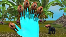 3D Animated Finger Family Rhymes For Children | Top Animal Finger Family Rhymes