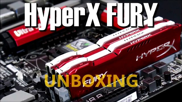 UNBOXING MEMORIA KINGSTON HYPERX FURY RED 4GB DDR3 1600 - HARDTEK