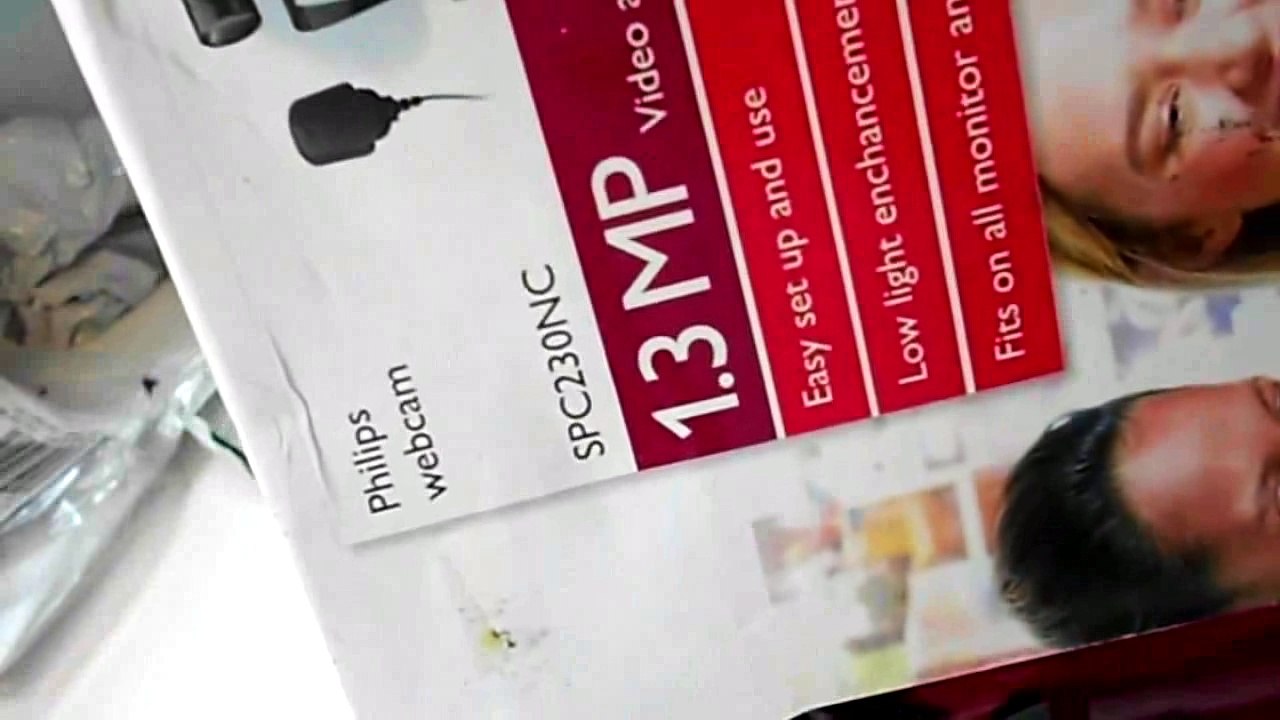 UNBOXING WEBCAM PHILIPS SPC230NC - HARDTEK