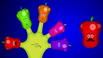 Capsicum Finger Family Yellow, Green, Blue & Black Nursery Rhymes Songs