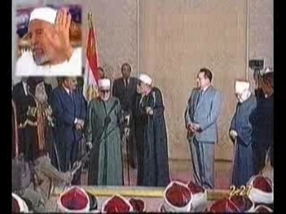 الشيخ الشعراوي  و الرئيس  مبارك