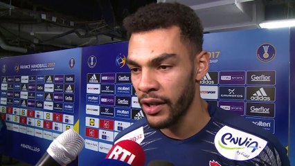 Adrien Di-Panda après la victoire en demi-finale