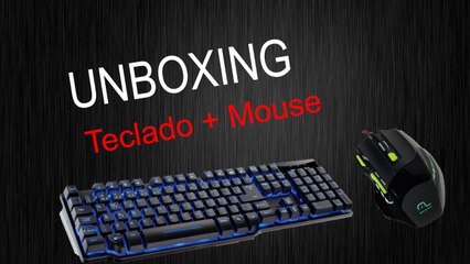 1 Unboxing - Teclado AK910  Mouse C3 Tech MS3220