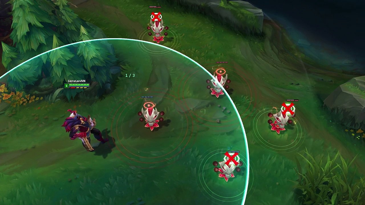 LOL PBE: Blood Demon Ward Skin Preview