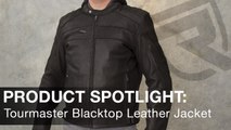 Tourmaster Blacktop Leather Motorcycle Jacket Product Spotlight Video | Riders Domain