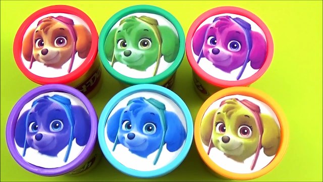 Paw Patrol Skye Colors Swap Play doh Toys Surprises! Learn Colors Nickelodeon Jr, Kids Preschool