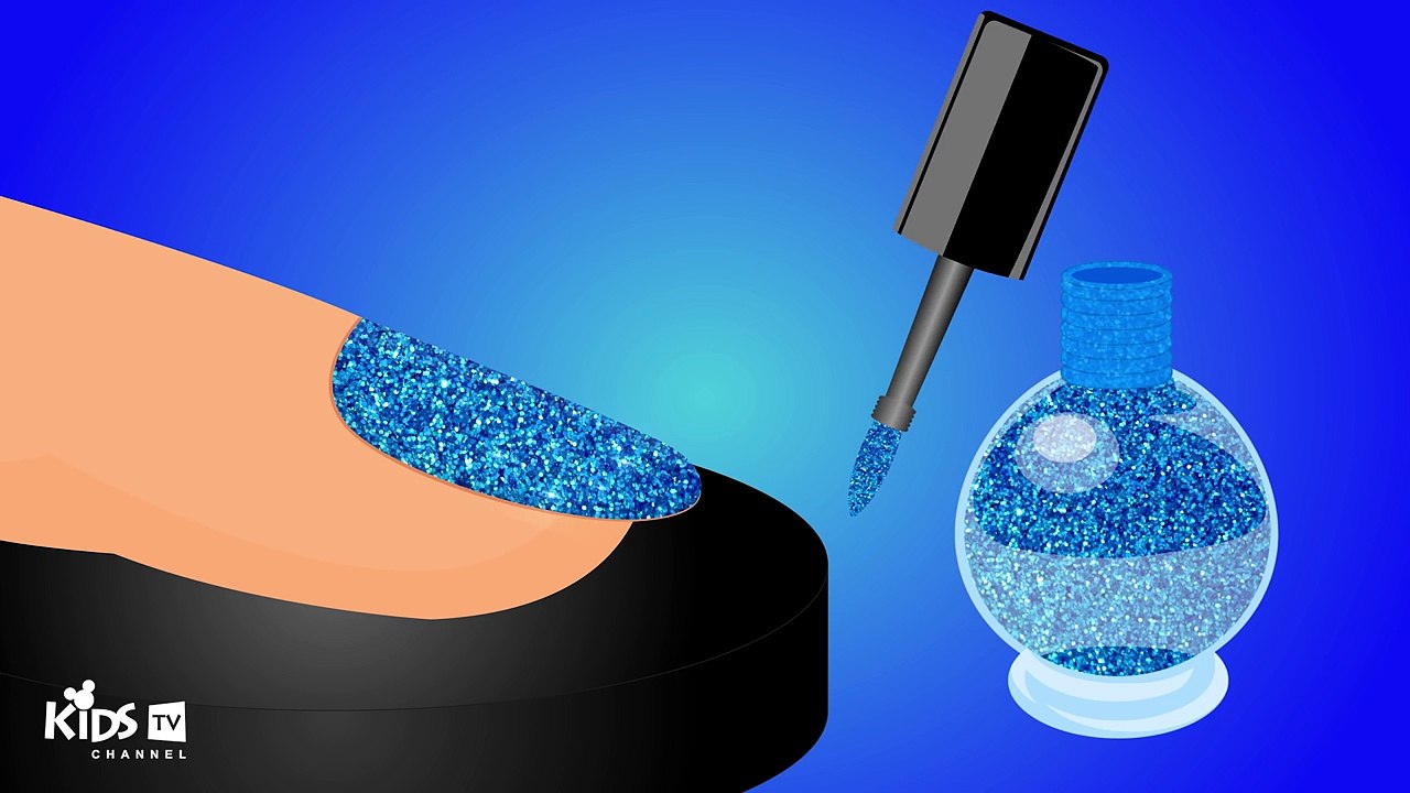 Learn colors for kids Nails Polish Colors for Children Toddlers Learning Videos