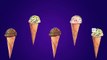 Cone Ice Cream Finger Family Nursery Songs - Sweet Ice Cream Daddy Finger Songs