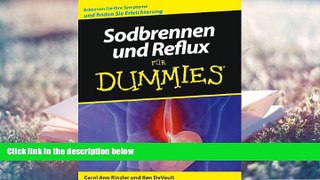 Download [PDF]  Sodbrennen und Reflux für Dummies (German Edition) Carol Ann Rinzler Pre Order