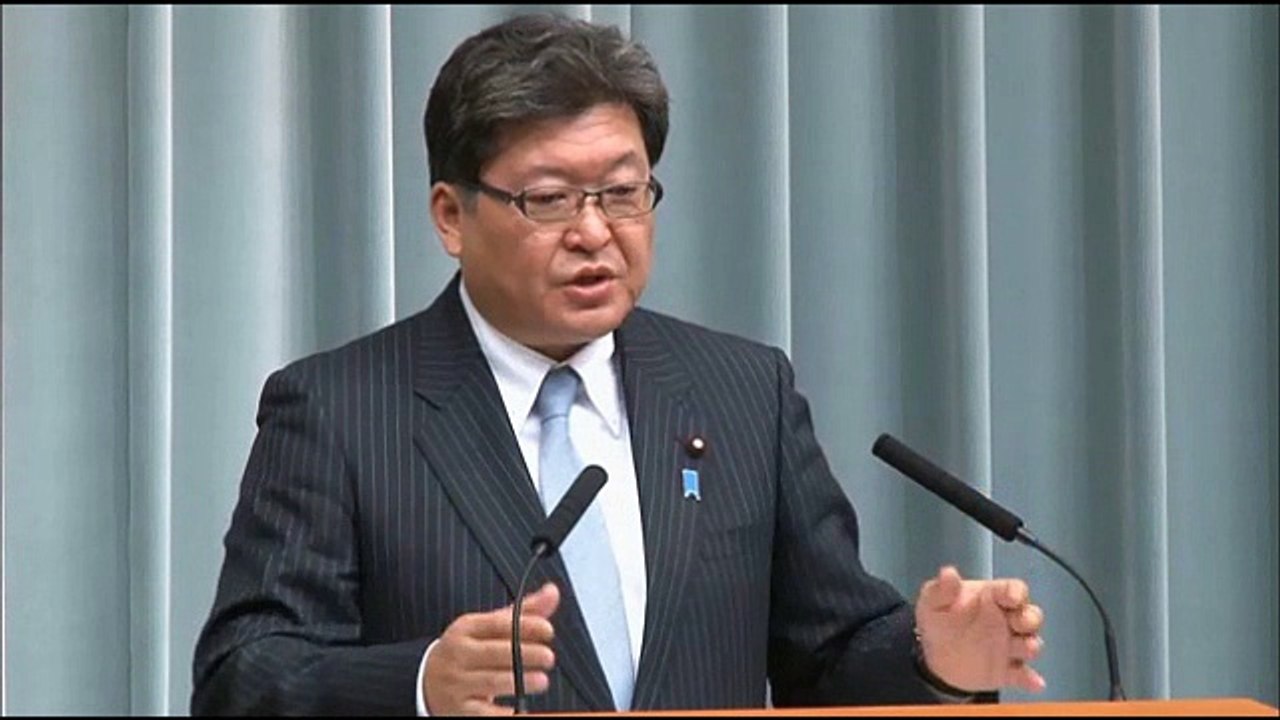 【2017年1月25日午前】萩生田光一 官房副長官 記者会見