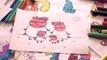 Peppa Pig New Coloring Pages for Kids Colors Coloring colored markers felt pens pencils