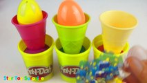 ICE CREAM surprise eggs!!! Disney PLANES MARVEL Kinder Surprise The SMURFS FURBY
