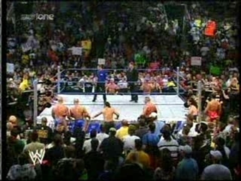 Eddie Guerrero vs Kurt Angle - LumberJack Match
