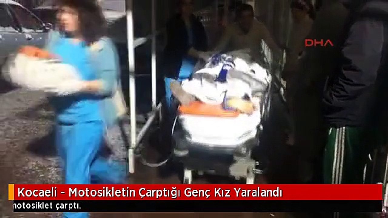 Kocaeli - Motosikletin Çarptığı Genç Kız Yaralandı