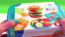 Плей-Doh Пластилин Гамбургер Гамбургер Игры На Приготовление Еды Кухни Playset Дох Питание Детей Забавные Игрушки