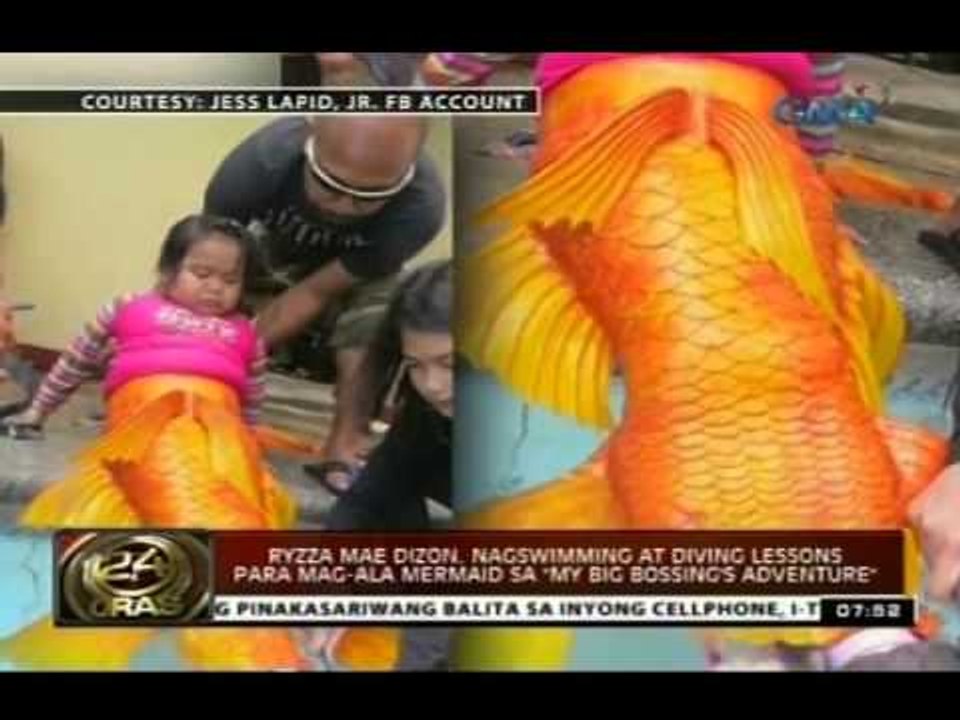 Ryzza Mae Dizon, nag-swimming at diving lessons para mag-ala mermaid sa "My Big Bossing's Adventure"