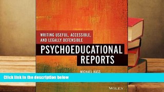 Download Writing Useful, Accessible, and Legally Defensible Psychoeducational Reports For Ipad