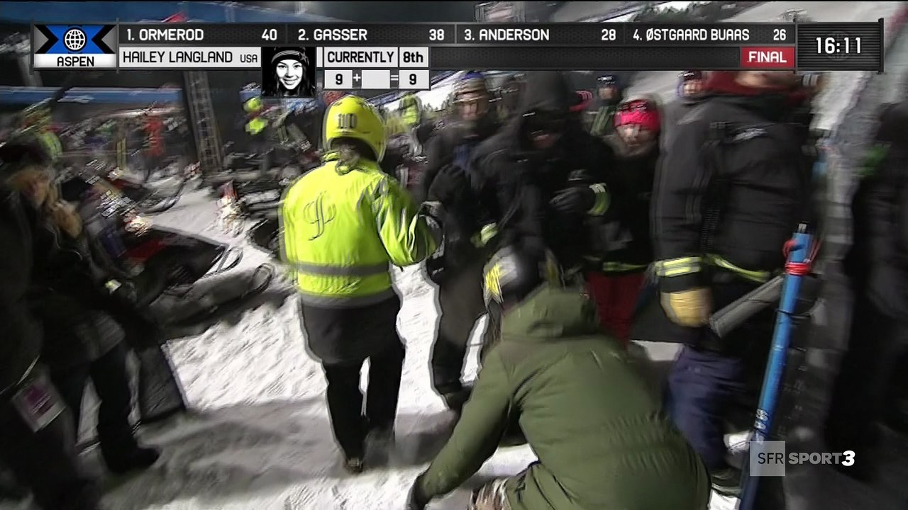 X-Games - Snowboard Big Air - Hailey Langland entre dans l'histoire